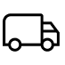 Delivery truck icon for FREE Shipping.